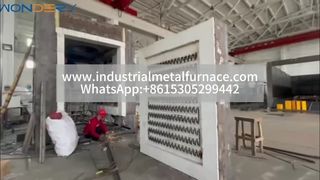 Four à chariot robuste haute température 1350 °C | Technologie réfractaire supérieure