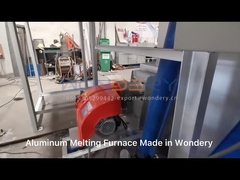 Le cuivre industriel de four de fusion des métaux de 1400 degrés ferraille incliner le type four de creuset