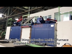 acier en acier de fonte de 5T 60Mins Shell Industrial Induction Furnace For fondant 3000KW