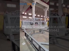 un cadre de déplacement de couverture pour un four de traitement thermique de type fossé