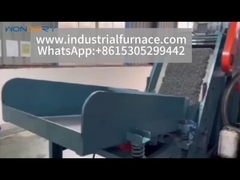 fourneau à courroie à rouleaux en maille de support pour pièces automobiles de fixation