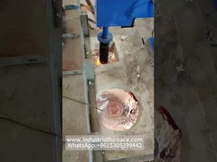 Forneau à fusion de déchets d'aluminium à gaz avec système de vortex