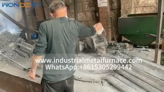 Cut Aluminum Melting Cost by 40%! Graphite Crucible Furnace with Biomass Burner