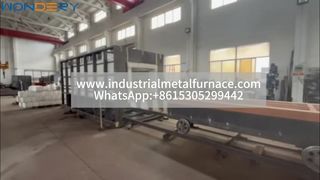 Four à chariot électrique personnalisable | Traitement thermique de précision pour pièces industrielles à grande échelle