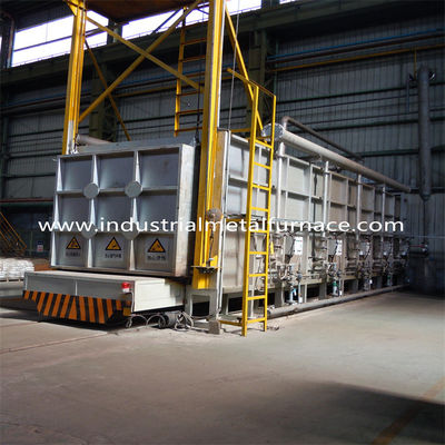 acheter Forneau de fond de voiture à gaz de 30 tonnes de grande échelle 8X4X2m avec commande en 8 zones et isolation de 300 mm online manufacture