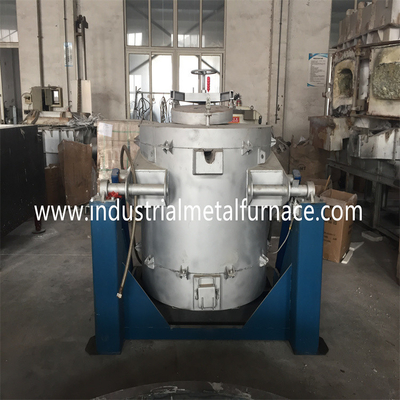 acheter 1250 degrés inclinant le type creuset à mazout pour le four de fonte en aluminium d'alliage de cuivre online manufacture