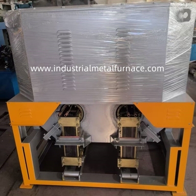acheter 160KW 2 Chambre de coulée par gravité de cuivre Mélangeur de métal Forneau industriel à induction pour les débris de cuivre online manufacture