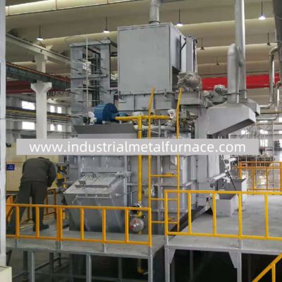 acheter 1000kg/h Natural Gas Aluminum Melting Furnace with 720℃ Temperature online manufacture