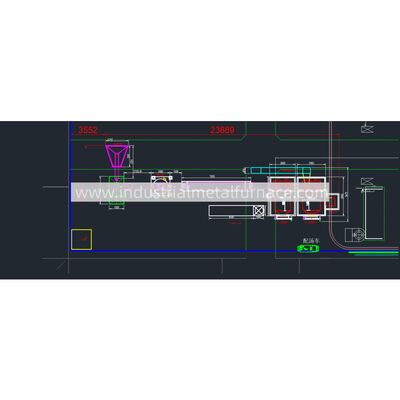 acheter WONDERY Ligne de recyclage de la boîte d'aluminium à ingot à processus complet. Système de four de fusion efficace et écologique fabrication en ligne