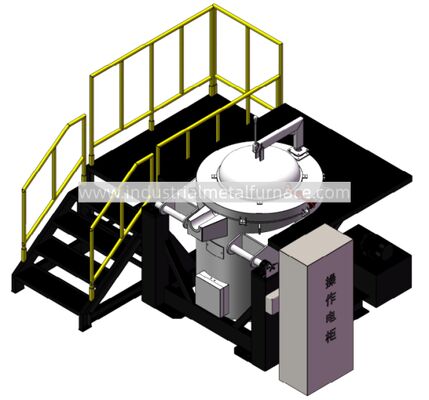 acheter WDL-DGQ-600 Forneau de fusion au tellure à résistance électrique avec système hydraulique d'inclinaison fabrication en ligne