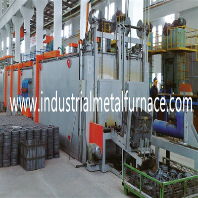 acheter Double four de fonte à hautes températures de four à recuire de Rod Isothermal Spheroidizing Heat Treatment de poussée de rangée online manufacture