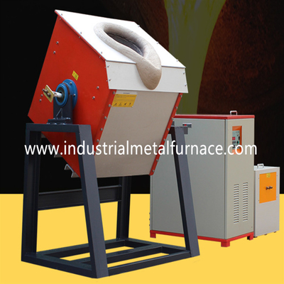 Four à induction industriel de fonte en métal de 35KW 10KG pour l'acier de fonte