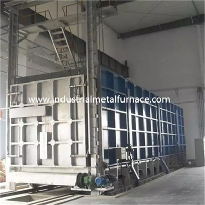 Four inférieur Oven Tilting Trolley Fast Quenching 320KW de voiture de traitement thermique de foyer de charriot