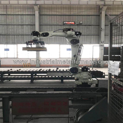 machine d'empilement en aluminium automatique du lingot 6.5kg avec le robot 1200mm de Siemens