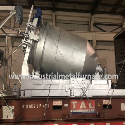 Forneau de fusion d'aluminium incliné à faible perte de fusion