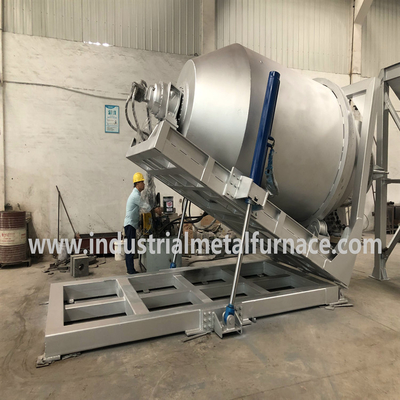 Forneau de fusion d'aluminium incliné à faible perte de fusion