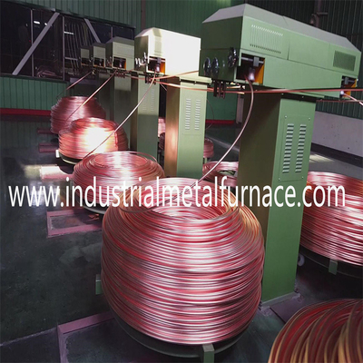 Forneau à induction industriel à tige de cuivre de coulée vers le haut de 8 mm