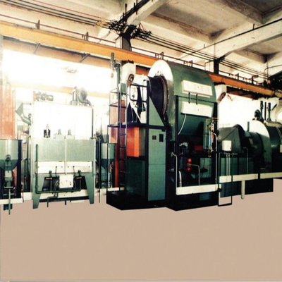 300kg/H type rotatoire bille d'acier Mesh Belt Heat Treatment Aluminium fondant le four tournant