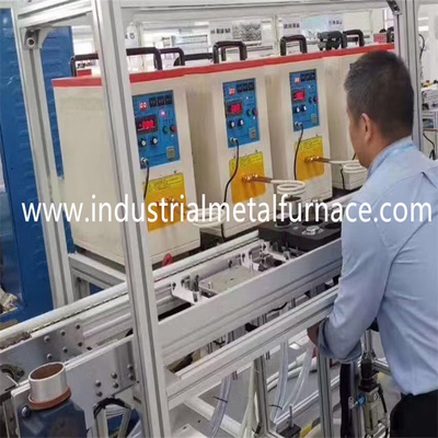 10KG inclinant le type induction en acier Heater Melting Metal 35KW de four de fonte