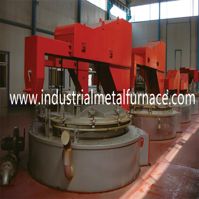 Four de recuit lumineux Pit Well Spheroidizing For Wires 30000kg/H de traitement thermique