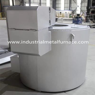 Type fixe de 400kg Zamak d'induction de four électrique industriel à gaz de fusion des métaux