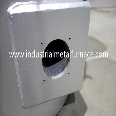 type stationnaire de four de fonte de gaz naturel de moulage mécanique sous pression d'aluminium de creuset de 400kg Zamak 5