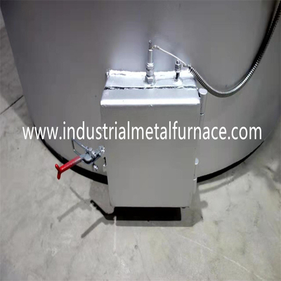 Type fixe de 400kg Zamak d'induction de four électrique industriel à gaz de fusion des métaux
