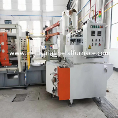 processus se tenant en aluminium 660℃ de moulage mécanique sous pression de four de la piscine 500kg à gaz