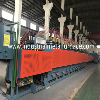 Four à recuire électrique isotherme de Spheroidizing Mesh Belt Furnace Push Rod