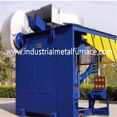 acier en acier de fonte de 5T 60Mins Shell Industrial Induction Furnace For fondant 3000KW