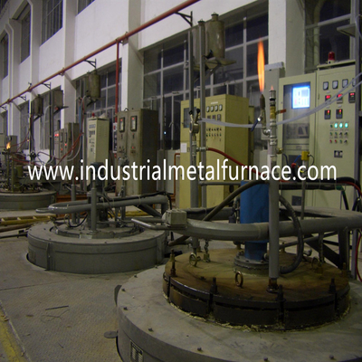 Four de carburation de gaz continu de résistance électrique de 90KW 50HZ Pit Type Gas Carburizing Furnace